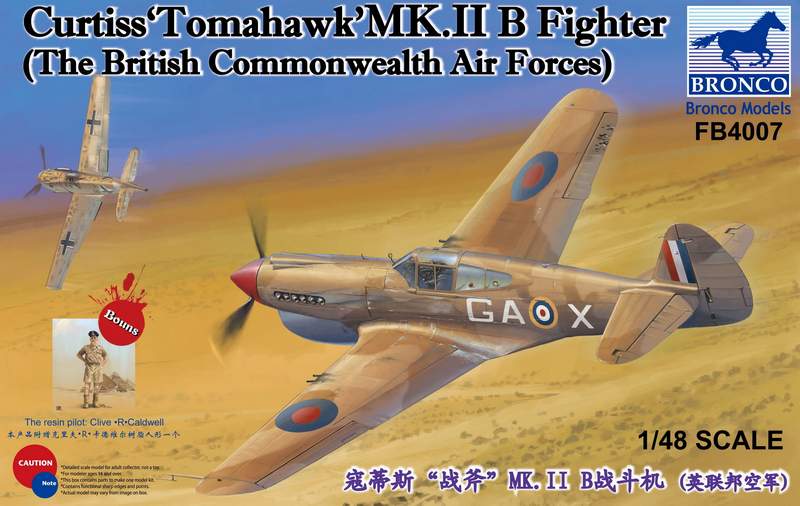 FB4007 CURTISS &#39TOMAHAWK&#39 MK.IIB FIGHTER - THE BRITISH COMMONWEALTH AIR FORCES <DIV STYLE=DISPLAY:NONE>G2B3434007</DIV>