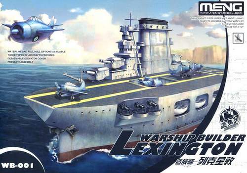 MMWB-001 WARSHIP BUILDER LEXINGTON CARTOON SHIP  <DIV STYLE=DISPLAY:NONE>G2B5930135</DIV>